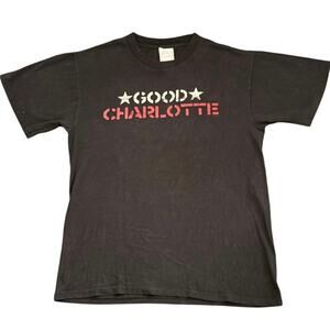 Vintage Y2K Good Charlotte 2000 Band Single Stitch Shirt Adult Medium